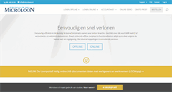 Desktop Screenshot of microloon.nl