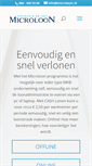 Mobile Screenshot of microloon.nl